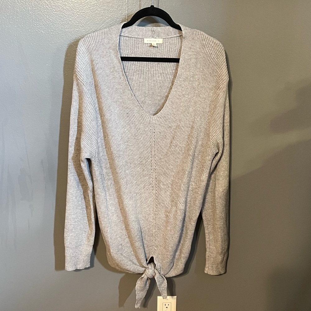 Gray Knit Sweater